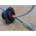 Amphenol. Cable Assembly Cord Set 0.3m RJ-45 to RJ-45 8 to 8 POS F-M Crimp-Crimp - RJFTV2SA2G03100BTX