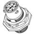 Amphenol. Conn Circular SKT 6 POS ST Jam Nut 6 Terminal 1 Port Automotive - RT0W7106SNH