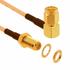 Amphenol. SMA Bulkhead Jack to SMA Right Angle Plug on RG-316 cable 0.50 Meters - 135111-01-M0.50