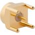 Amphenol. Conn SMP 0Hz to 6GHz 50Ohm Solder ST Thru-Hole M Gold Single - SMP-MSCM-PCT-2