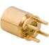 Amphenol. Conn SMP M 0Hz to 18GHz 50Ohm Solder ST Thru-Hole Gold Bag - SMP-MSLD-PCS-2
