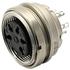 Amphenol. Rear mounting female receptacle with ring nut 3 contacts sold separately Termination solder or crimp - T 3263 150