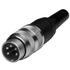 Amphenol. Male straight cable connector with internal strain relief and metal locking ring 12 contacts 4 6mm cable diameter Screw locking according to IEC 61076 2 106 Contacts sold separately - T 3635 551