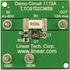 Analog Devices. PRECISION ZERO DRIFT CURRENT SENSE AMPLIFIER DEMO BOARD - DC1113A