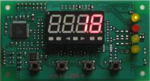 Светодиодный индикатор с 4 цифрами 7 сегментов встраиваемый P01 ASCON TECNOLOGIC S.r.l