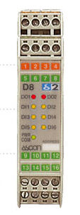 Цифровой модуль входа/выхода RS-485 6 E D8 ASCON TECNOLOGIC S.r.l