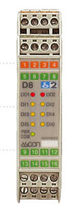Цифровой модуль входа/выхода RS-485 6 E D8 ASCON TECNOLOGIC S.r.l