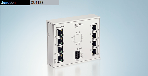 Beckhoff. EtherCAT-звезда, 8x RJ45 EtherCAT - CU1128