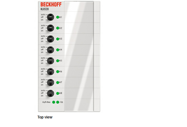 Beckhoff. 8-канальный модуль цифрового выхода, 24 В постоянного тока, 0,5 A, руководство по эксплуатации - KL8528