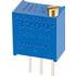 Bourns. Res Cermet Trimmer 1K Ohm 10% 0.5W(1/2W) 25(Elec)Turn 2.29mm (9.53 X 6.1 X 11.55mm) Pin Thru-Hole Tube - 3299W-1-102LF