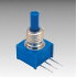 Bourns. Res Conductive Plastic POT 1K Ohm 20% 0.25W(1/4W) 1(Elec)/1(Mech)Turn 3.18mm (9.53 X 9.53 X 17.88mm) Pin Panel Mount/Through Hole - 3310Y-101-102L