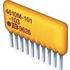 4609M-101-101LF Bourns Res Thick Film NET 100 Ohm 2% 1.35W ±100ppm/C BUS Conformal Coated 9-Pin SIP Pin Thru-Hole Bulk