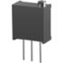 Bourns. Res Cermet Trimmer 20 Ohm 10% 0.25W(1/4W) 12(Elec)Turns 1.78mm (6.71 X 4.5 X 8.26mm) Pin Thru-Hole Tube - PV37W200C01B00