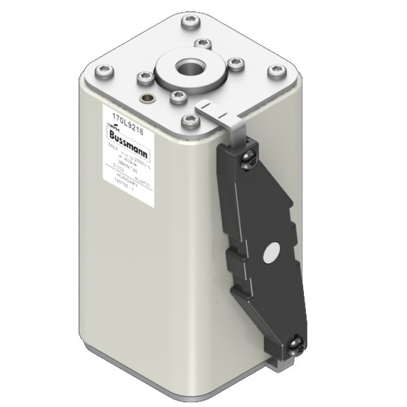 Bussmann. Предохранитель, высокая скорость, 550 A, AC 2000 V, Size 3, 74 x 90 x 143 мм, aR, IEC, одинарный индикатор - 170L9218