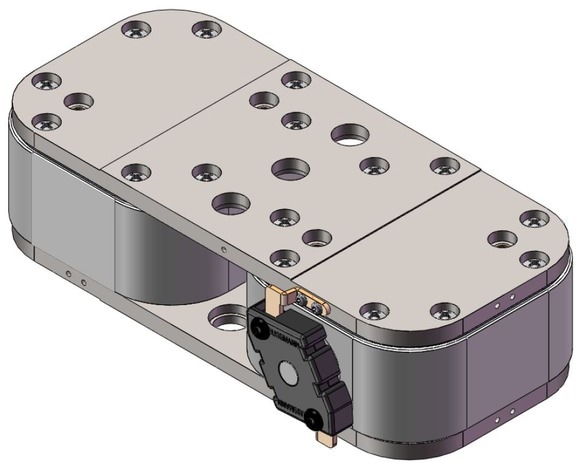 Bussmann. Предохранитель, высокая скорость, 3500 A, AC 690 V, 2 x size 4, 105 x 230 x 60 мм, aR, IEC, одинарный индикатор - 170M7161