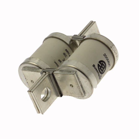 Bussmann. Предохранитель, высокая скорость, 200 A, AC 690 V, DC 350 V, BS88, 83 x 113 mm, aR, BS - 200MMT