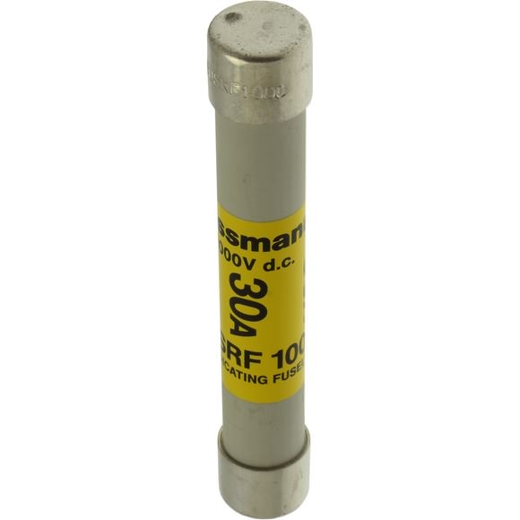 Bussmann. Предохранитель, высокая скорость, 30 A, AC 2000 V, DC 1000 V, 21 x 127 мм, IEC - 30SRF1000
