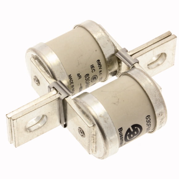 Bussmann. Предохранитель, высокая скорость, 630 A, AC 690 V, BS88, 83 x 113 mm, aR, BS - 630FMM