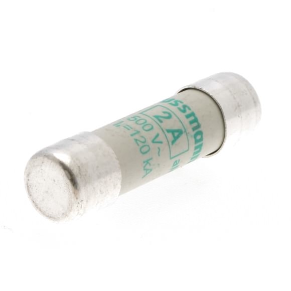 Bussmann. Предохранитель, LV, 2 A, перем. ток 500 В, 10 x 38 мм, aM, IEC - C10M2