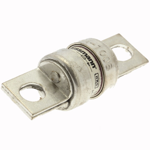 Bussmann. Предохранитель, высокая скорость, 100 A, AC 150 V, DC 150 V, 25 x 68 mm, UL - FWA-100B