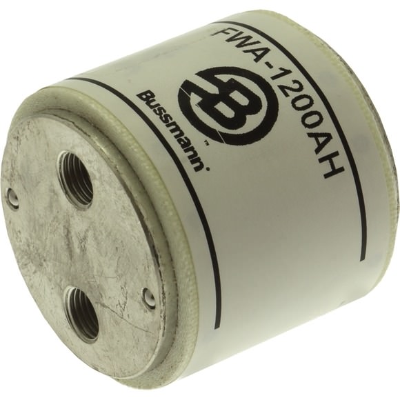 Bussmann. Предохранитель, высокая скорость, 1200 A, AC 130 V, 48 x 51 mm, aR, UL - FWA-1200AH