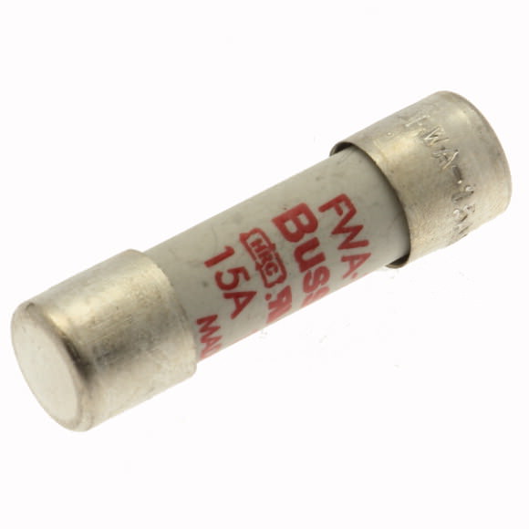 Bussmann. Предохранитель, высокая скорость, 15 A, AC 150 V, DC 150 V, 10 x 38 mm, aR, UL - FWA-15A10F