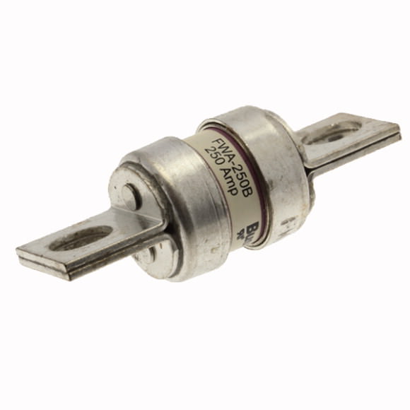 Bussmann. Предохранитель, высокая скорость, 250 A, AC 150 V, DC 150 V, 25 x 68 mm, UL - FWA-250B