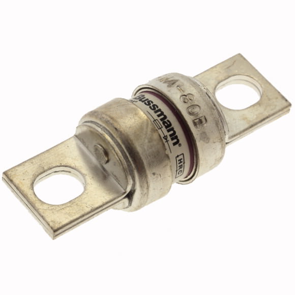Bussmann. Предохранитель, высокая скорость, 80 A, AC 150 V, DC 150 V, 25 x 68 mm, UL - FWA-80B