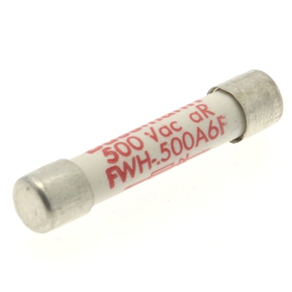 Bussmann. Fuse-link, high speed, 0.5 A, AC 500 V, 6 x 32 mm, aR, UL - FWH--500A6F