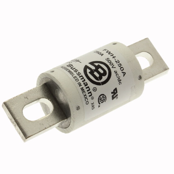 Bussmann. Предохранитель, высокая скорость, 250 A, AC 500 V, 38 x 110 mm, UL - FWH-250A