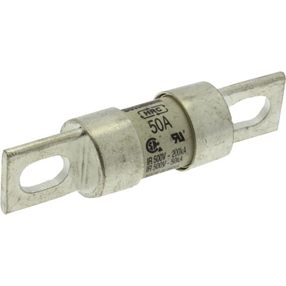 Bussmann. Предохранитель, высокая скорость, 50 A, AC 500 V, DC 500 V, 21 x 81 mm, aR, UL, с индикатором - FWH-50BI