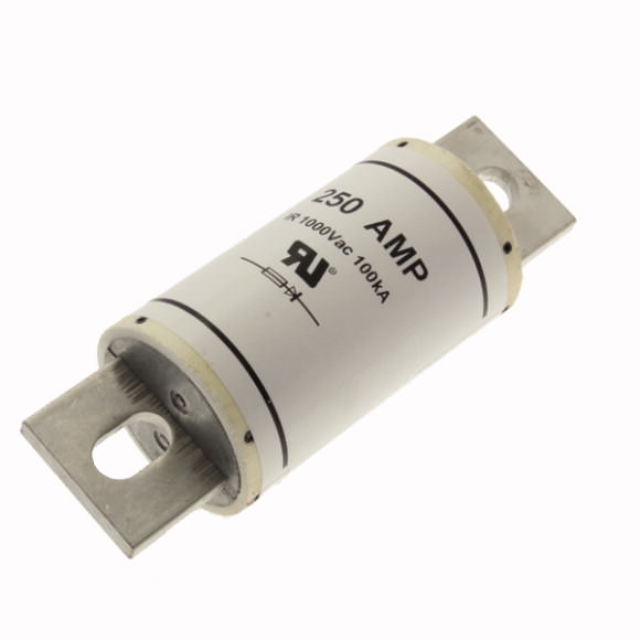 Bussmann. Предохранитель, высокая скорость, 450 A, AC 1000 V, DC 800 V, 64 x 183 mm, UL - FWJ-450A