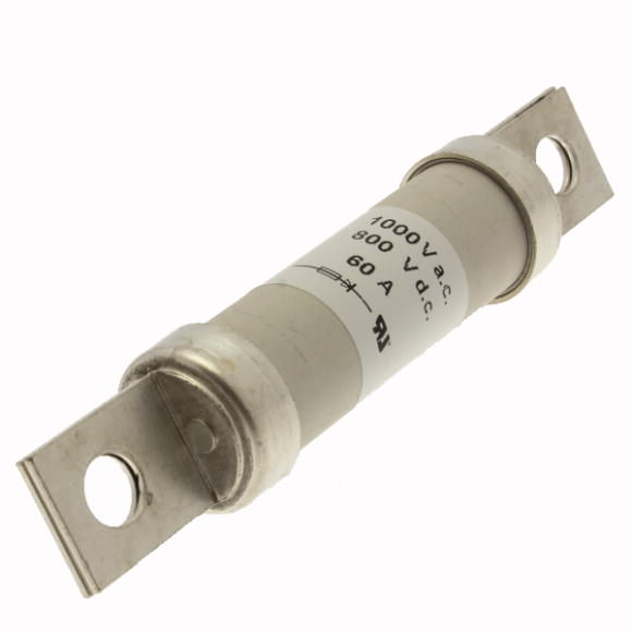 Bussmann. Предохранитель, высокая скорость, 60 A, AC 1000 V, DC 800 V, 24 x 127 mm, UL - FWJ-60A