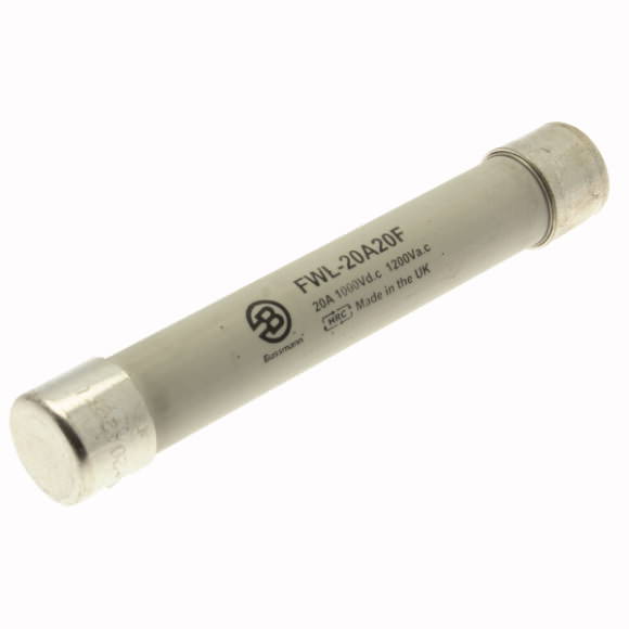 Bussmann. Предохранитель, высокая скорость, 20 A, AC 1200 V, DC 1000 V, 20 x 127 mm, gS, IEC, BS - FWL-20A20F