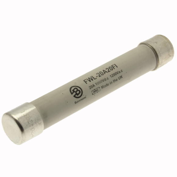 Bussmann. Предохранитель, высокая скорость, 20 A, AC 1200 V, DC 1000 V, 20 x 127 mm, gS, IEC, BS, с индикатором - FWL-20A20FI