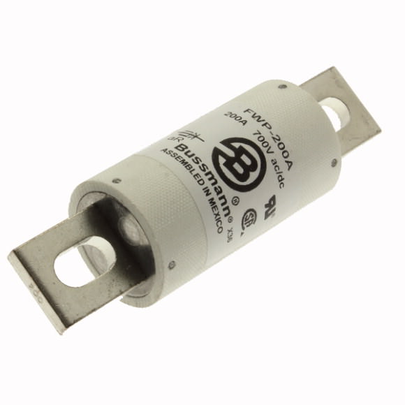 Bussmann. Предохранитель, высокая скорость, 1100 A, AC 700 V, DC 700 V, 108 x 277 mm, UL - FWP-1100A