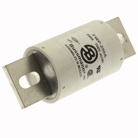 Bussmann. Предохранитель, высокая скорость, 250 A, AC 700 V, DC 700 V, 51 x 130 mm, UL - FWP-250A