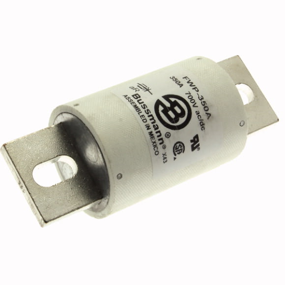 Bussmann. Предохранитель, высокая скорость, 350 A, AC 700 V, DC 700 V, 51 x 130 mm, UL - FWP-350A