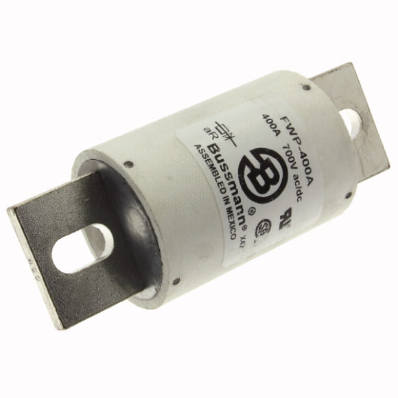 Bussmann. Предохранитель, высокая скорость, 400 A, AC 700 V, DC 700 V, 51 x 130 mm, UL - FWP-400A