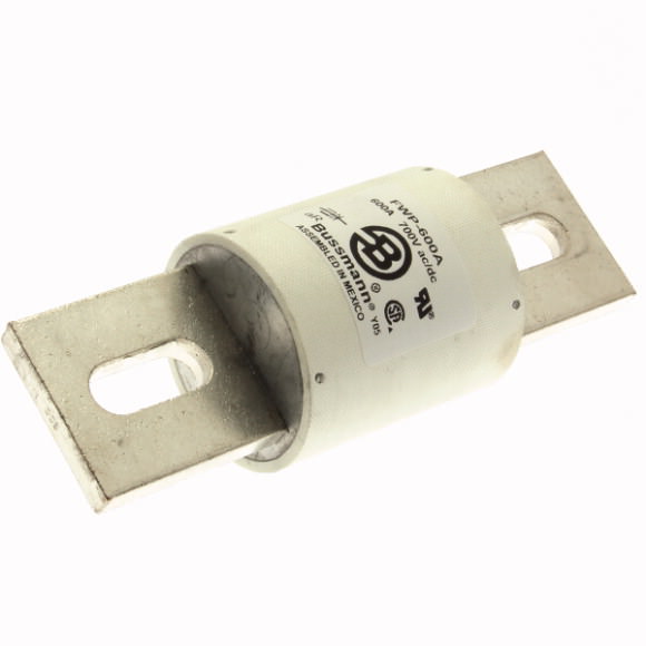 Bussmann. Предохранитель, высокая скорость, 600 A, AC 700 V, DC 700 V, 64 x 180 mm, UL - FWP-600A