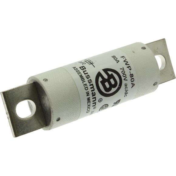 Bussmann. Предохранитель, высокая скорость, 80 A, AC 700 V, DC 700 V - FWP-80A