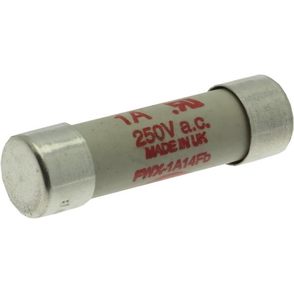 Bussmann. Предохранитель, высокая скорость, 1 A, AC 250 V, DC 250 V, 14 x 51 mm, aR, UL - FWX-1A14F