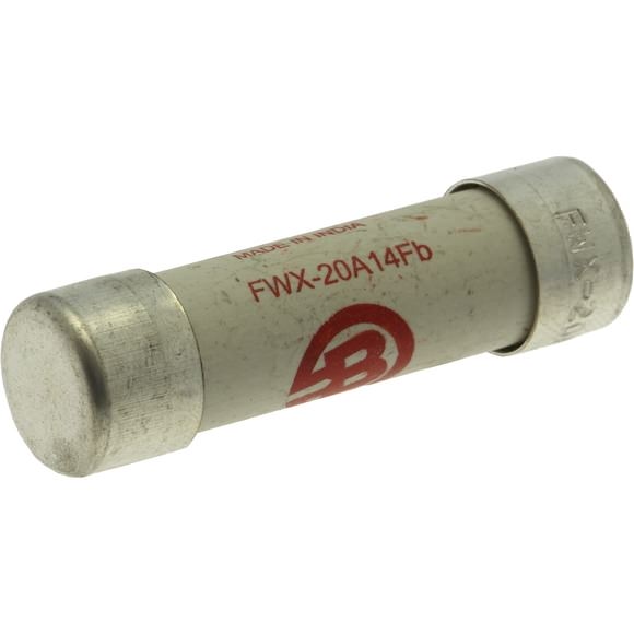 Bussmann. Предохранитель, высокая скорость, 20 A, AC 250 V, DC 250 V, 14 x 51 mm, aR, UL - FWX-20A14F
