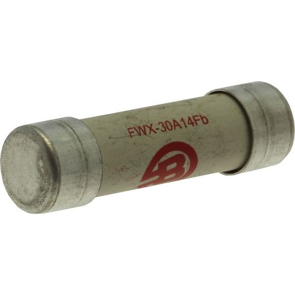 Bussmann. Предохранитель, высокая скорость, 50 A, AC 250 V, DC 250 V, 14 x 51 mm, aR, UL - FWX-50A14F