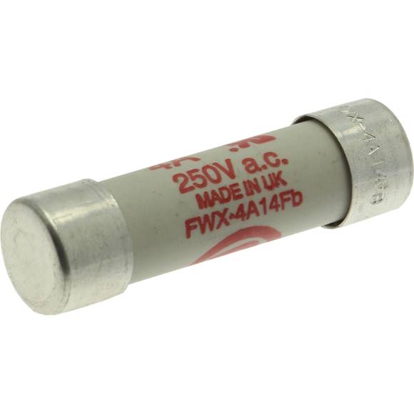 Bussmann. Предохранитель, высокая скорость, 4 A, AC 250 V, DC 250 V, 14 x 51 mm, aR, UL - FWX-4A14F