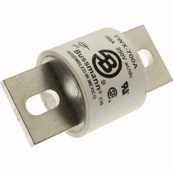 Bussmann. Предохранитель, высокая скорость, 700 A, AC 250 V, 51 x 98 mm, UL - FWX-700A