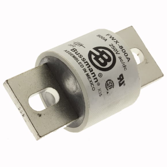 Bussmann. Предохранитель, высокая скорость, 800 A, AC 250 V, 51 x 98 mm, UL - FWX-800A