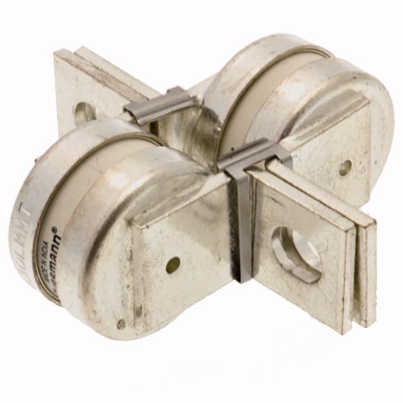 Bussmann. Предохранитель, высокая скорость, 710 A, AC 240 V, DC 150 V, BS88, 83 x 84 mm, aR, BS - 710LMMT