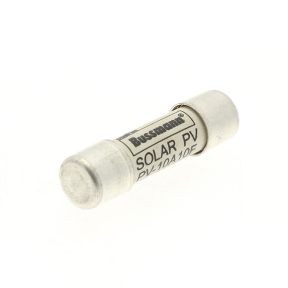 Bussmann. Предохранитель, высокая скорость, 10 A, пост. ток (DC) 1000 В, IEC60269-6 тип A, 10 x 38 мм, gPV, IEC - PV-10A10F