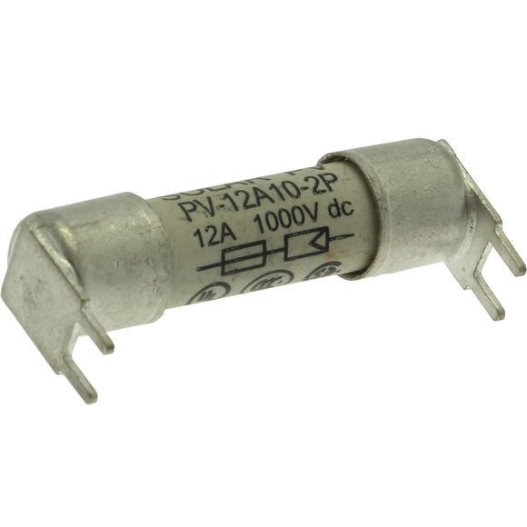 Bussmann. Предохранитель, высокая скорость, 8 A, DC 1000 V, IEC60269-6 type A, 10 x 38 mm, gPV, gPV, UL PV - PV-8A10-2P